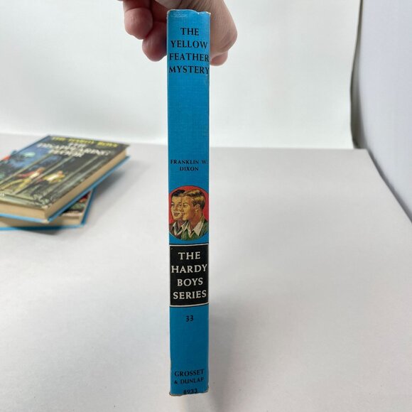 The Hardy Boys Book Lot of 4 Yellow Feather Aztec Warrior‎ Disappearing Floor - Picture 13 of 16